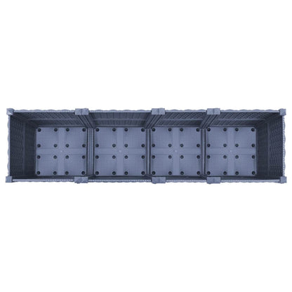 vidaXL Raised Bed 160x40x38 cm Polypropylene