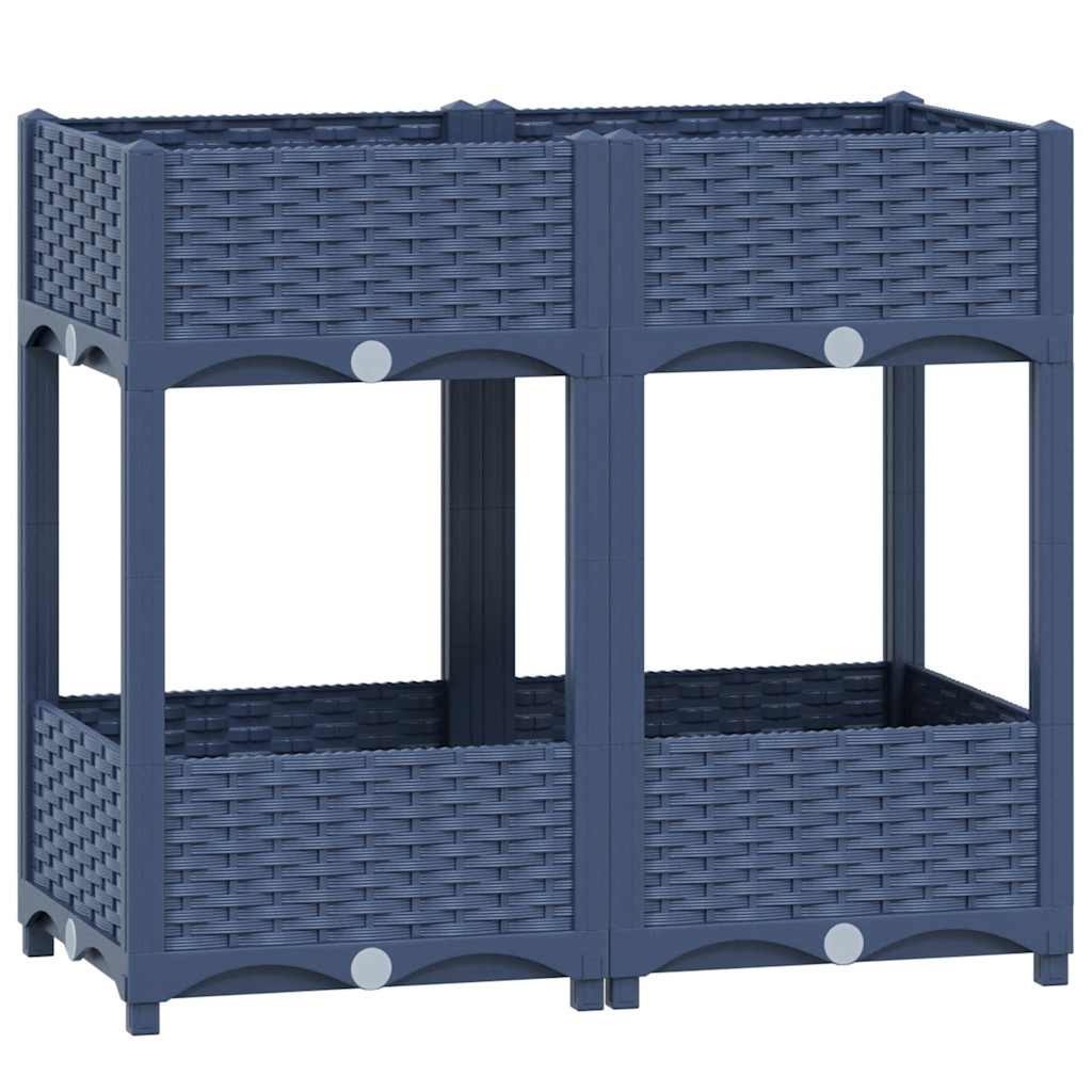 vidaXL Raised Bed 80x40x71 cm Polypropylene