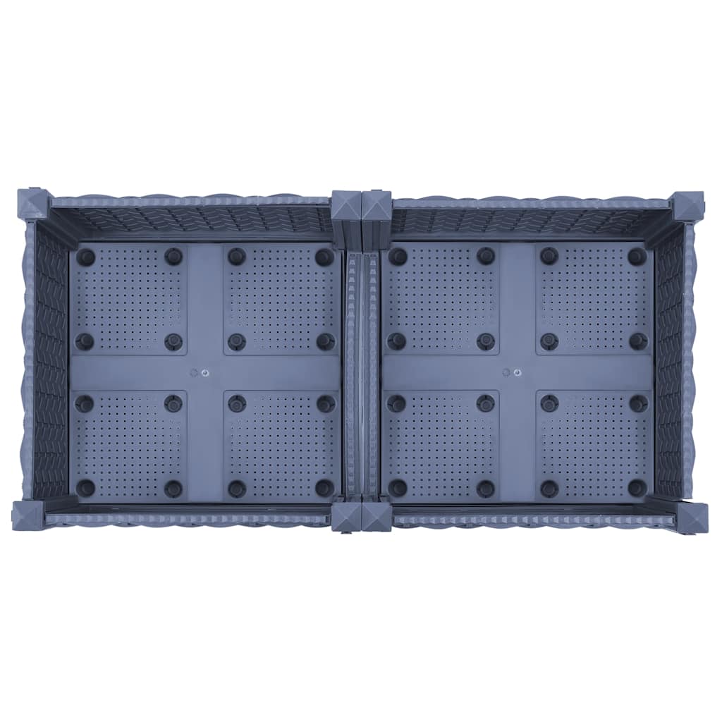 vidaXL Raised Bed 80x40x71 cm Polypropylene