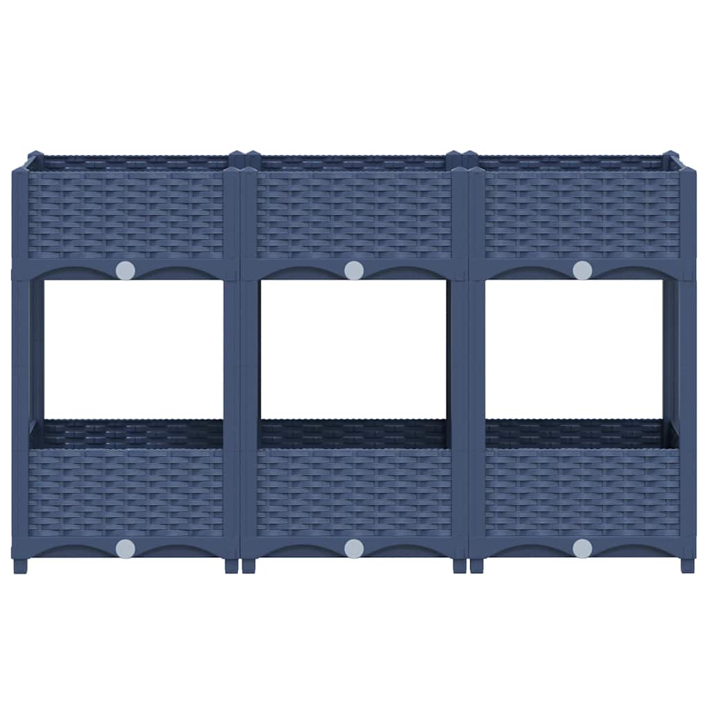 vidaXL Raised Bed 120x40x71 cm Polypropylene