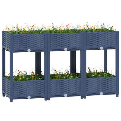 vidaXL Raised Bed 120x40x71 cm Polypropylene