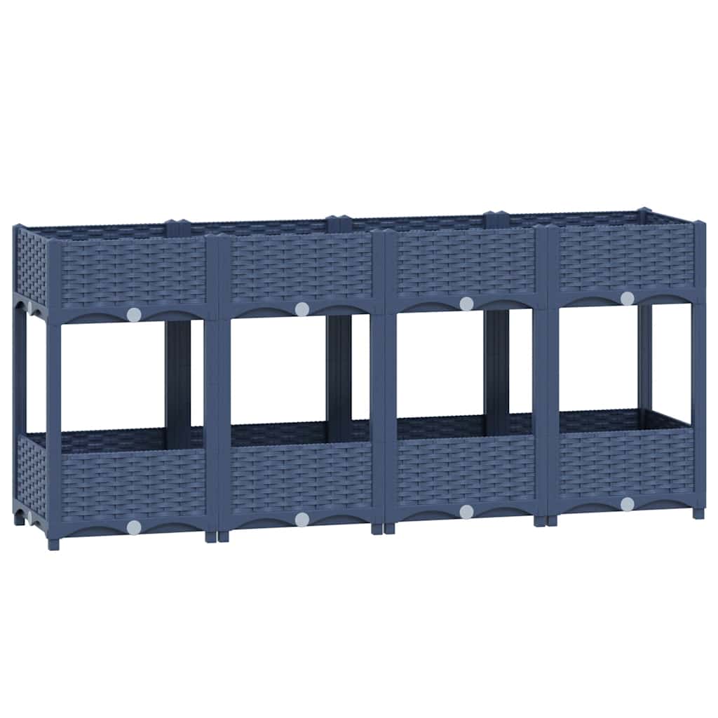 vidaXL Raised Bed 160x40x71 cm Polypropylene