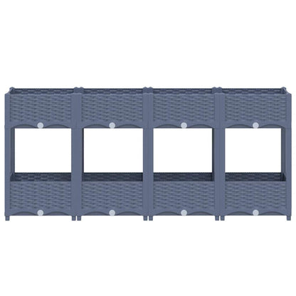 vidaXL Raised Bed 160x40x71 cm Polypropylene