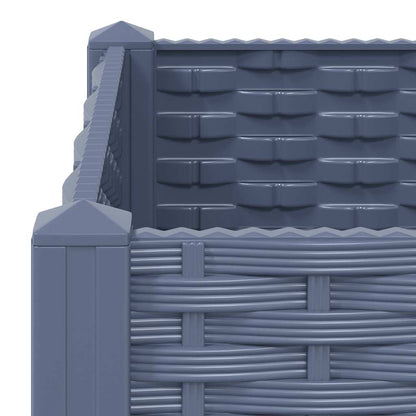 vidaXL Raised Bed 160x40x71 cm Polypropylene