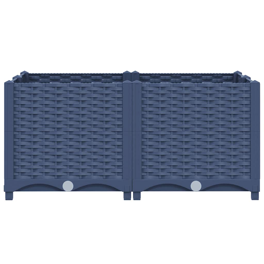 vidaXL Raised Bed 80x80x38 cm Polypropylene