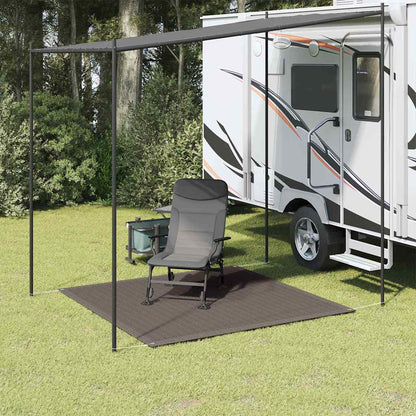 310676 vidaXL Tent Carpet 200x200 cm Anthracite