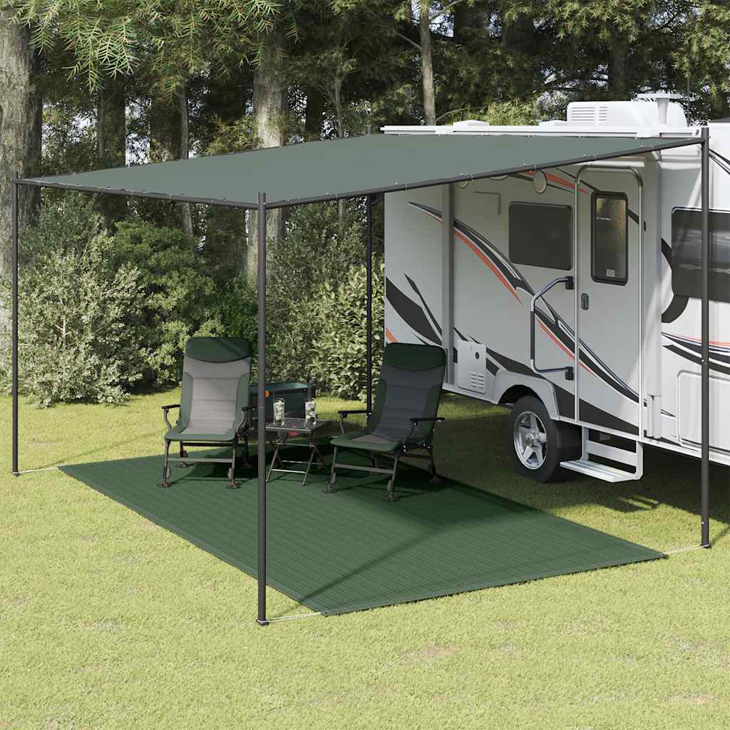 vidaXL Tent Carpet 250x450 cm Dark Green
