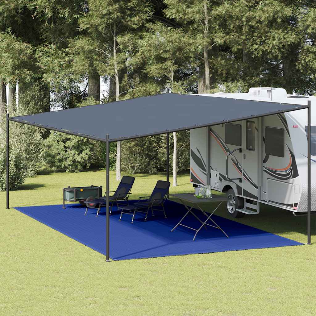 vidaXL Tent Carpet 400x600 cm Blue HDPE