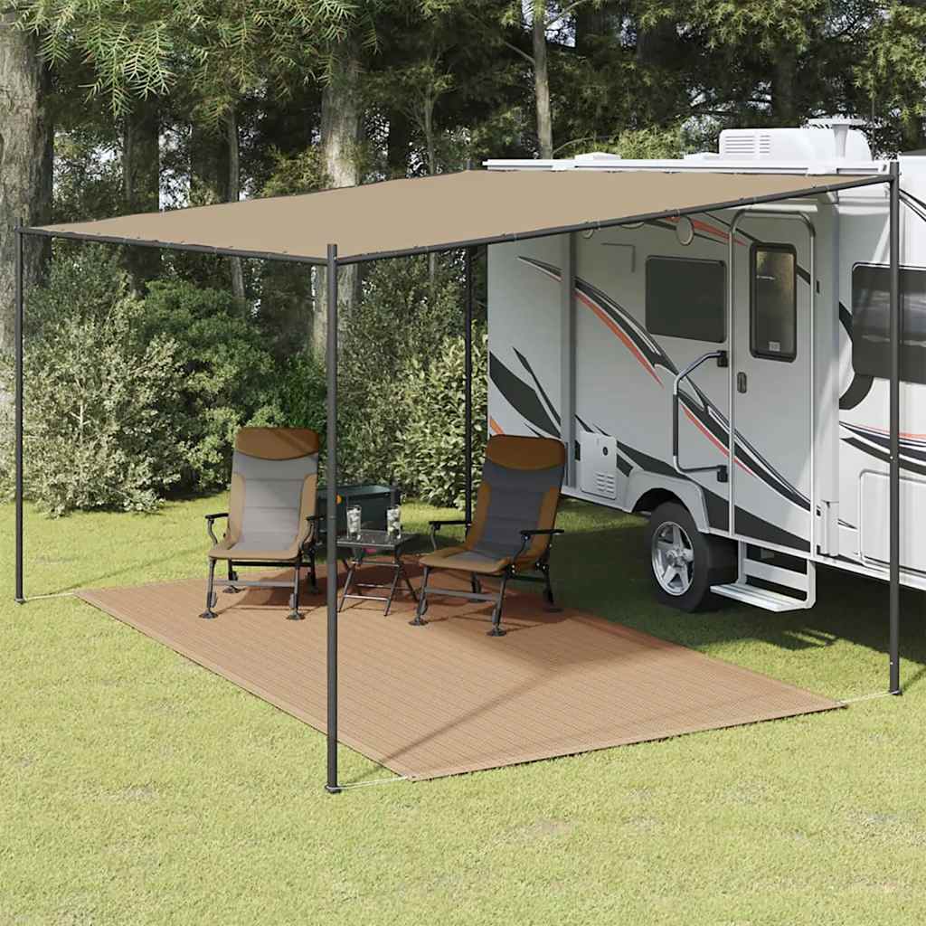 vidaXL Tent Carpet 250x350 cm Taupe