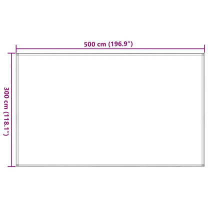 vidaXL Tent Carpet 300x500 cm Taupe