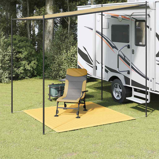 310756 vidaXL Tent Carpet 200x200 cm Beige