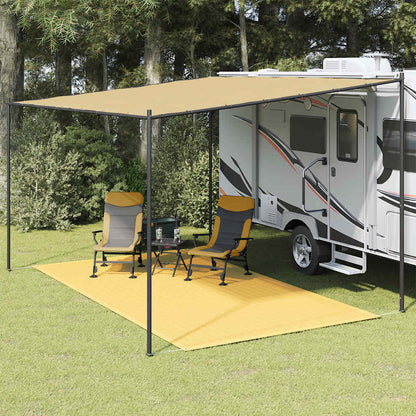 vidaXL Tent Carpet 200x400 cm Beige