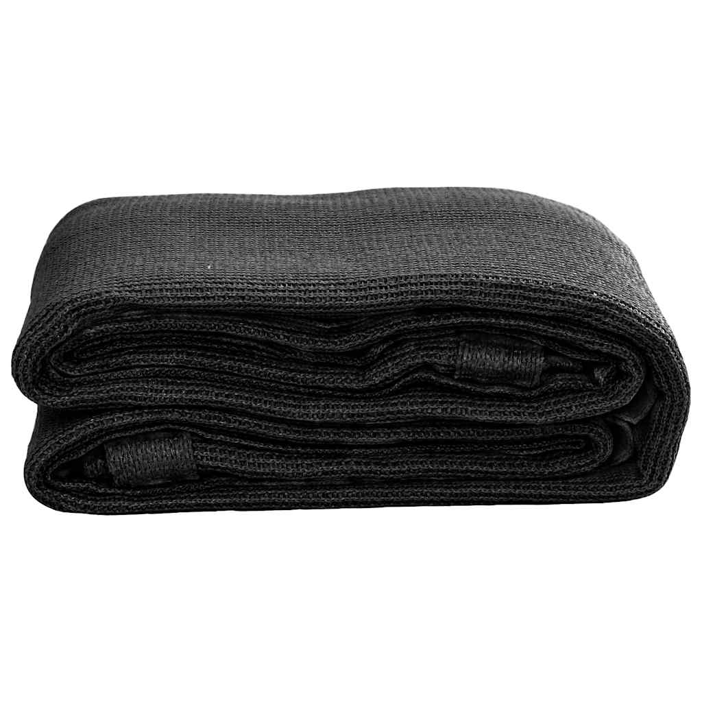vidaXL Tent Carpet 200x200 cm Black
