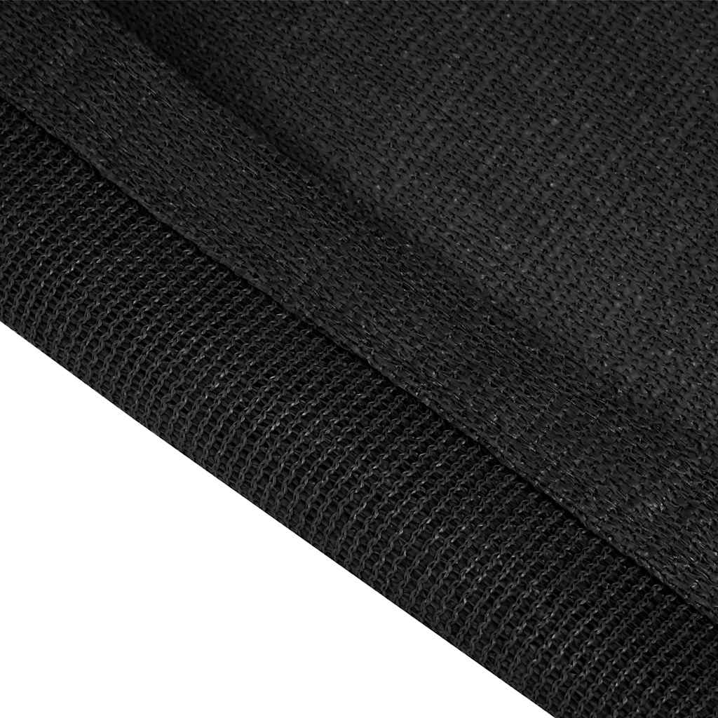 vidaXL Tent Carpet 200x200 cm Black