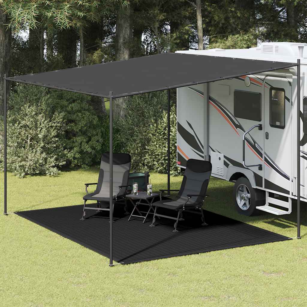 vidaXL Tent Carpet 300x400 cm Black