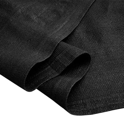 vidaXL Tent Carpet 400x700 cm Black HDPE