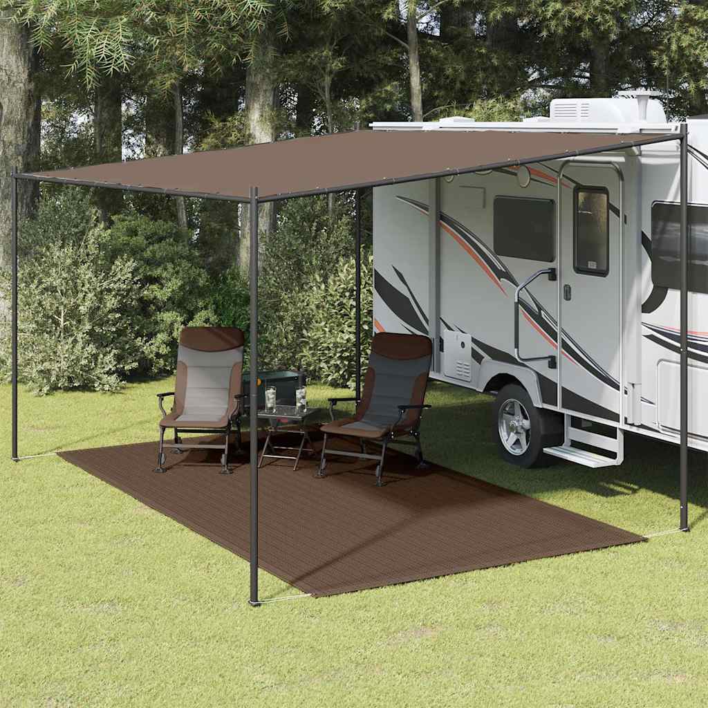 vidaXL Tent Carpet 250x400 cm Brown
