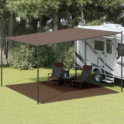 vidaXL Tent Carpet 400x400 cm Brown