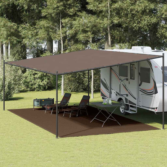 310813 vidaXL Tent Carpet 400x600 cm Brown