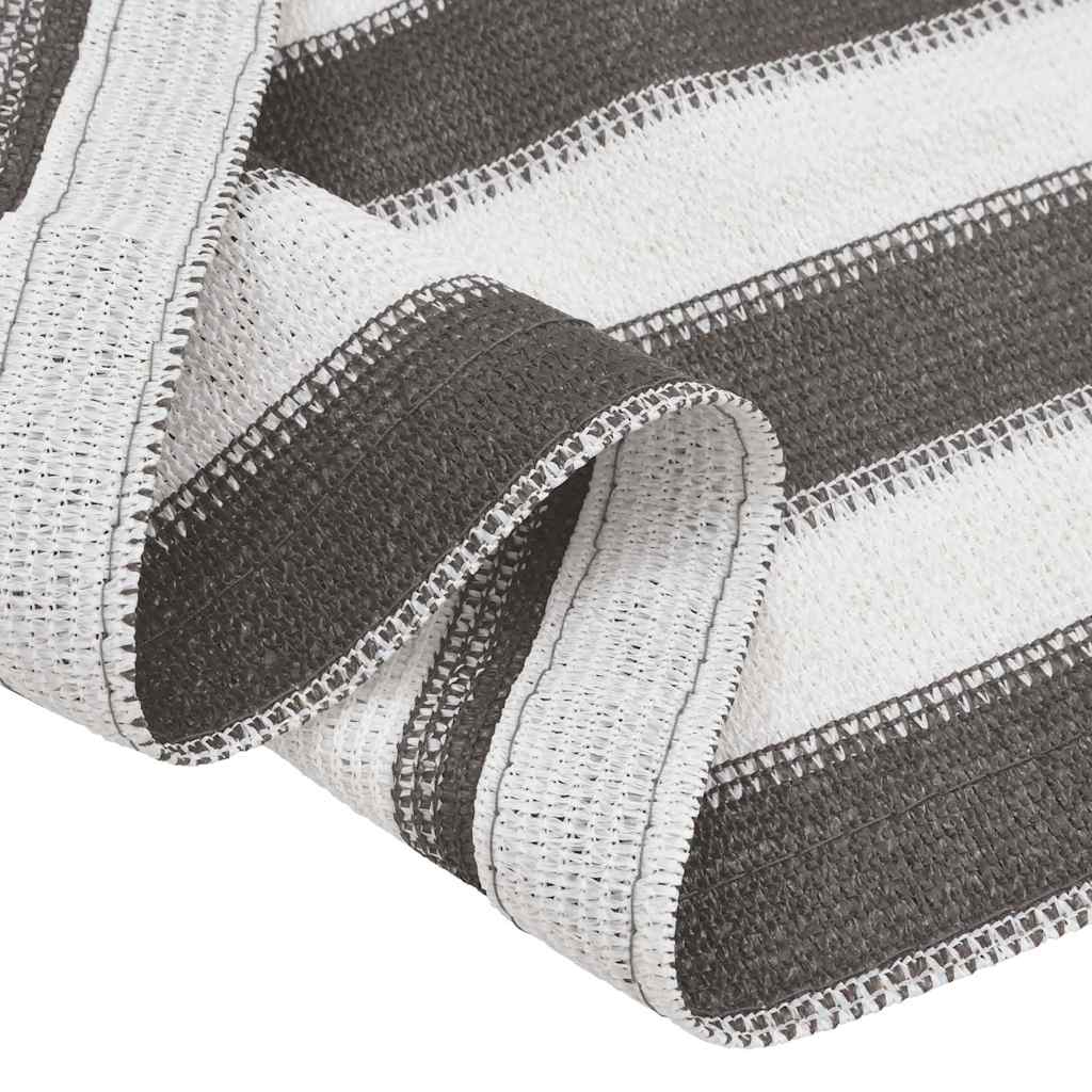vidaXL Tent Carpet 200x200 cm Anthracite and White