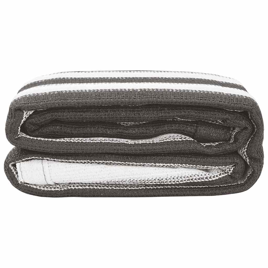 vidaXL Tent Carpet 200x400 cm Anthracite and White