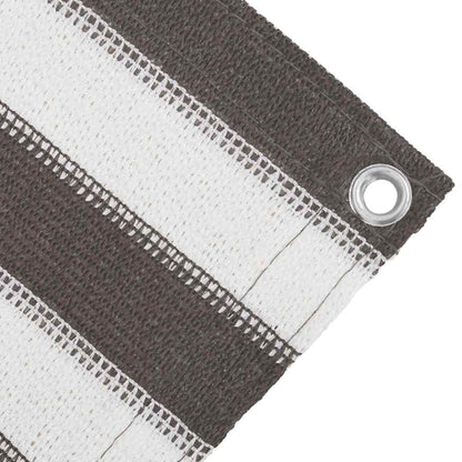 vidaXL Tent Carpet 200x400 cm Anthracite and White