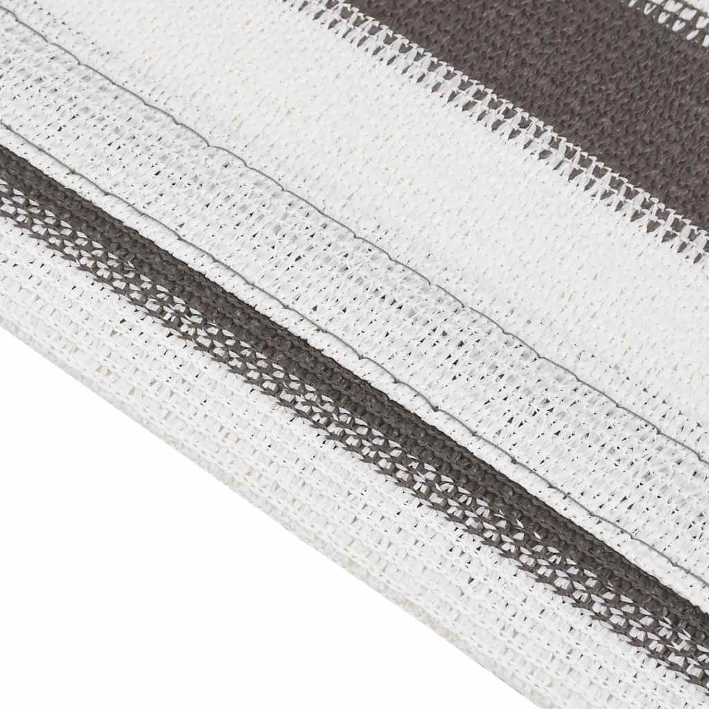 vidaXL Tent Carpet 200x400 cm Anthracite and White