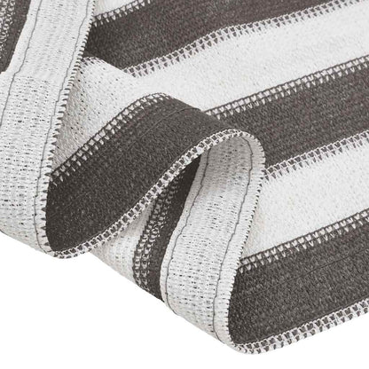 vidaXL Tent Carpet 200x400 cm Anthracite and White