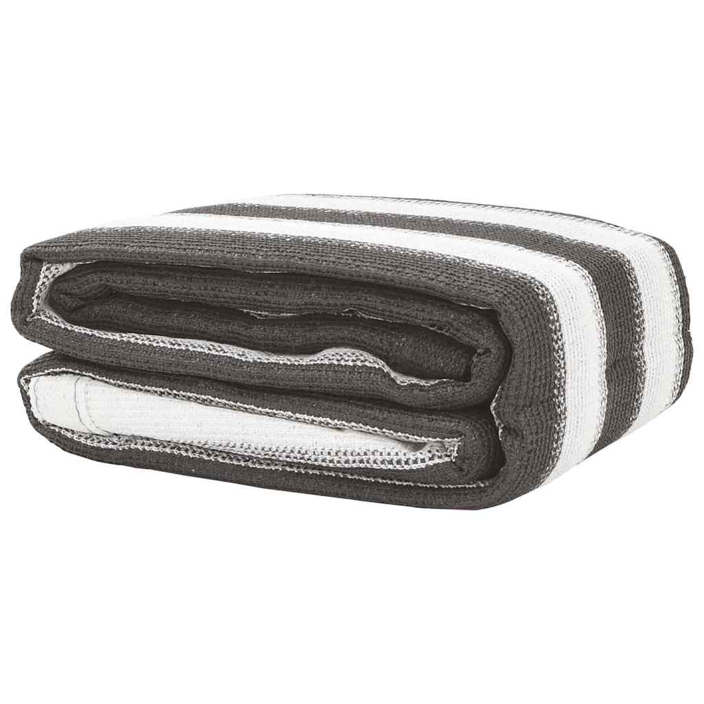 vidaXL Tent Carpet 250x450 cm Anthracite and White