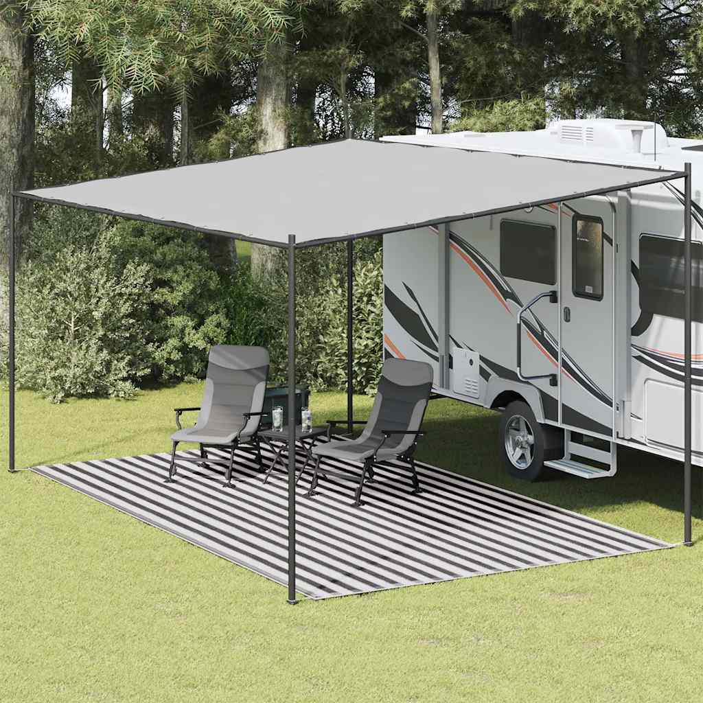 vidaXL Tent Carpet 300x600 cm Anthracite and White