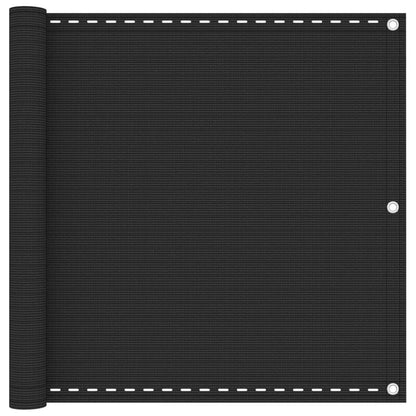 vidaXL Balcony Screen Anthracite 90x500 cm HDPE