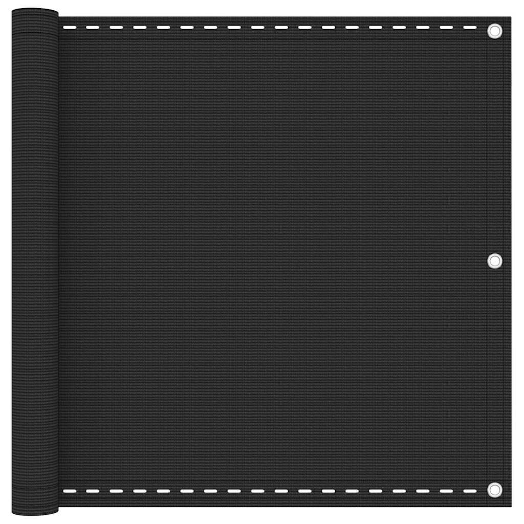 310842 vidaXL Balcony Screen Anthracite 90x500 cm HDPE