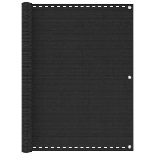 vidaXL Balcony Screen Anthracite 120x400 cm HDPE