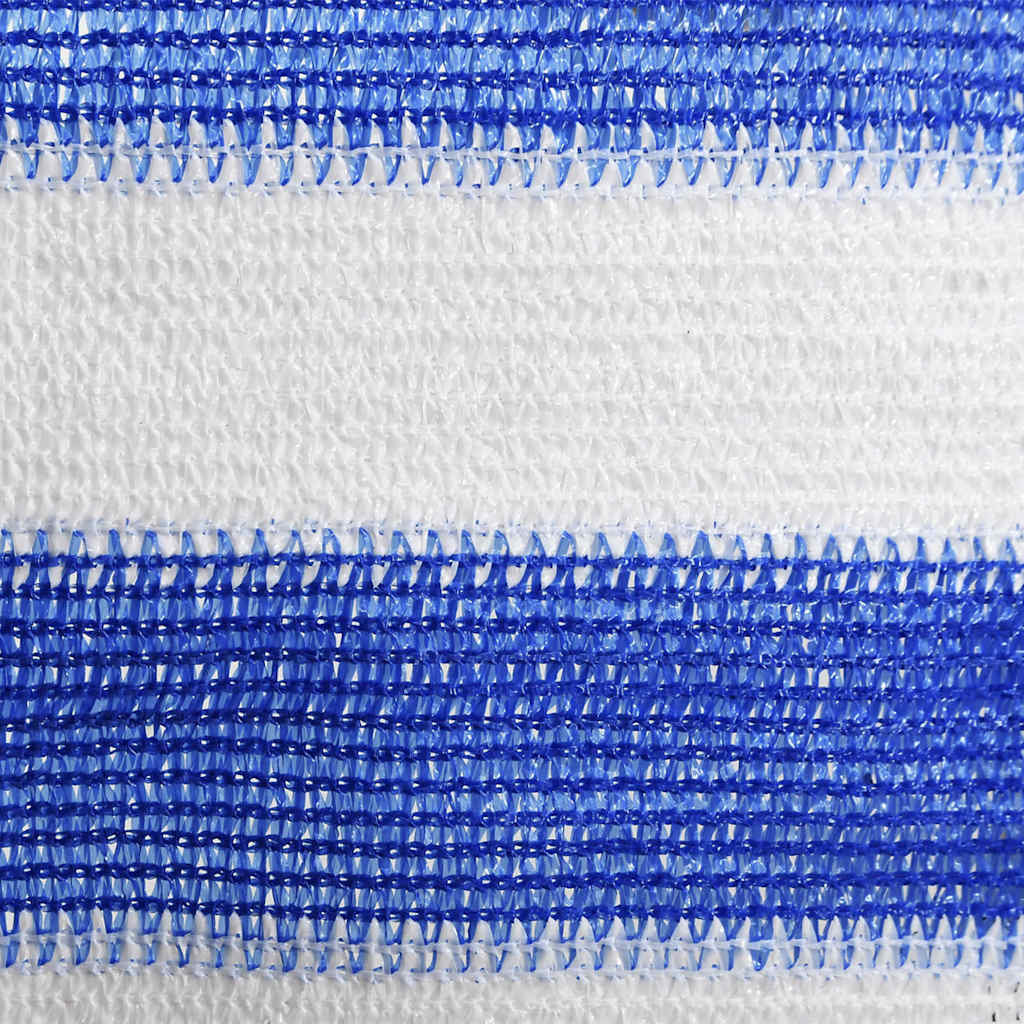 310889 vidaXL Balcony Screen Blue and White 90x400 cm HDPE