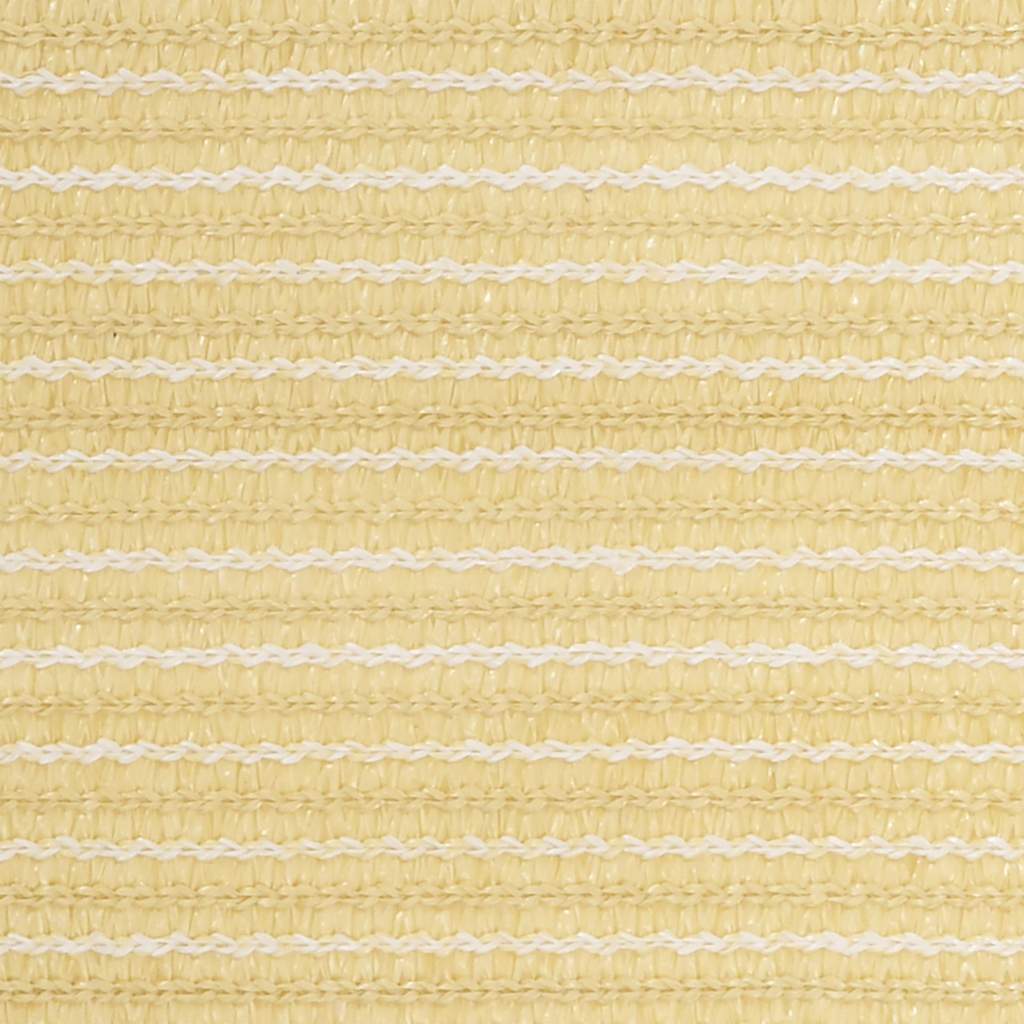 310909 vidaXL Balcony Screen Beige 75x400 cm HDPE