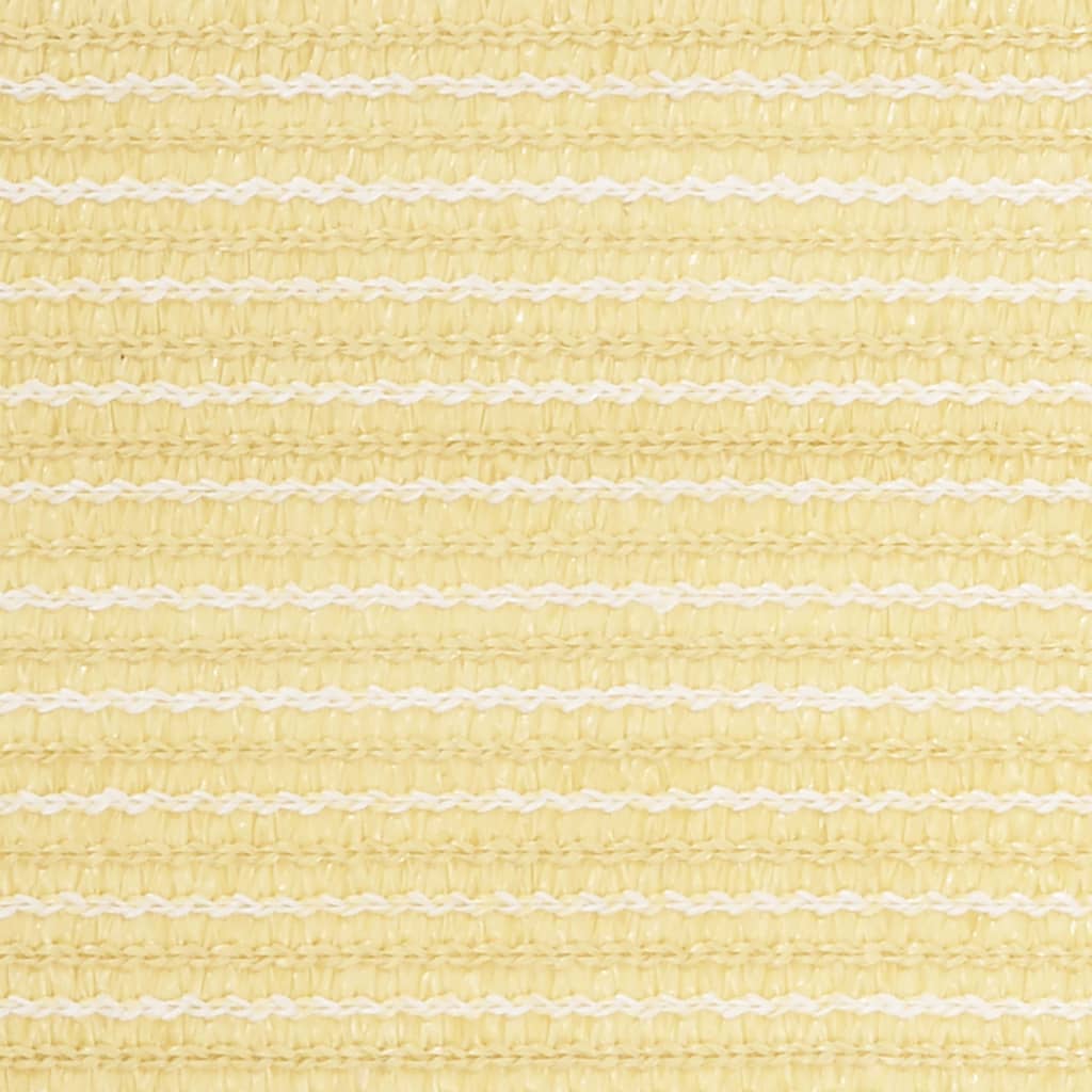 vidaXL Balcony Screen Beige 120x500 cm HDPE