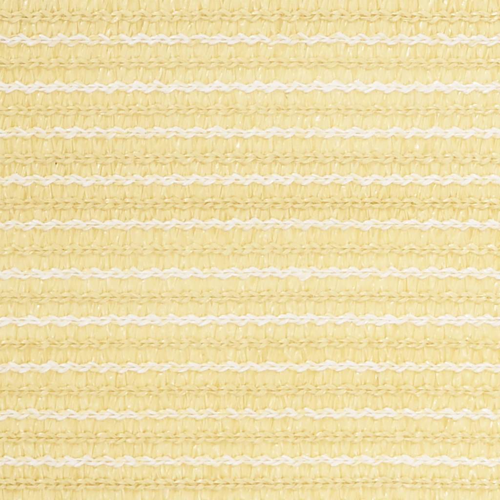 310918 vidaXL Balcony Screen Beige 120x500 cm HDPE