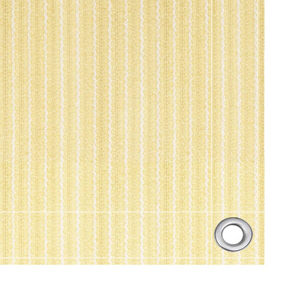 vidaXL Balcony Screen Beige 120x500 cm HDPE