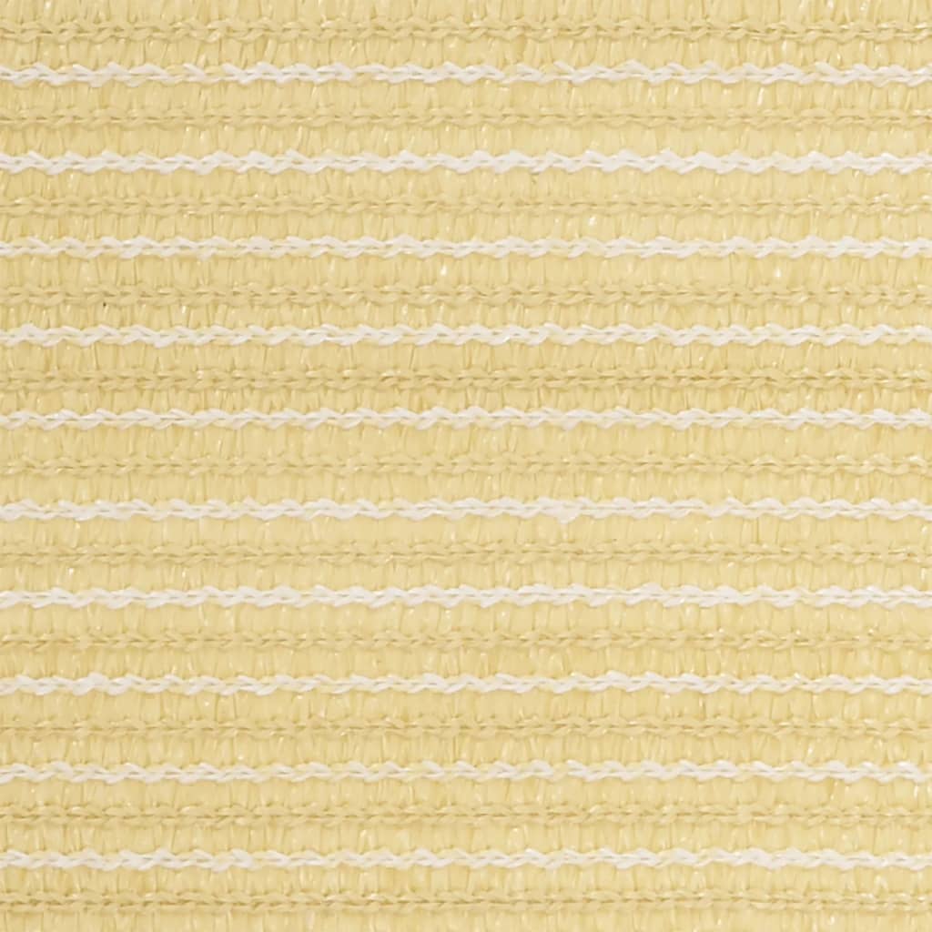 vidaXL Balcony Screen Beige 120x600 cm HDPE