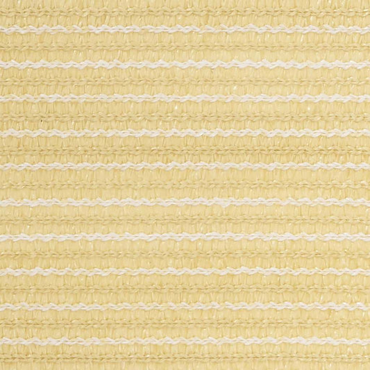 vidaXL Balcony Screen Beige 120x600 cm HDPE