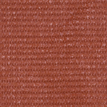 vidaXL Balcony Screen Terracotta 75x600 cm HDPE
