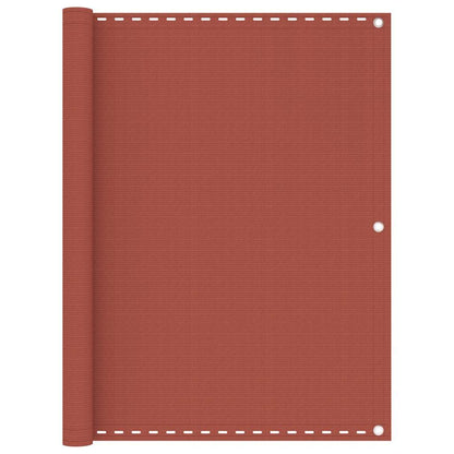 310952 vidaXL Balcony Screen Terracotta 120x300 cm HDPE