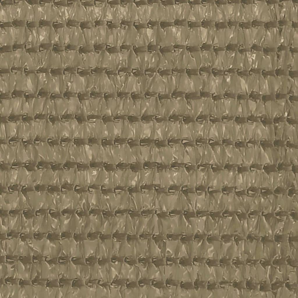 vidaXL Balcony Screen Taupe 75x300 cm HDPE