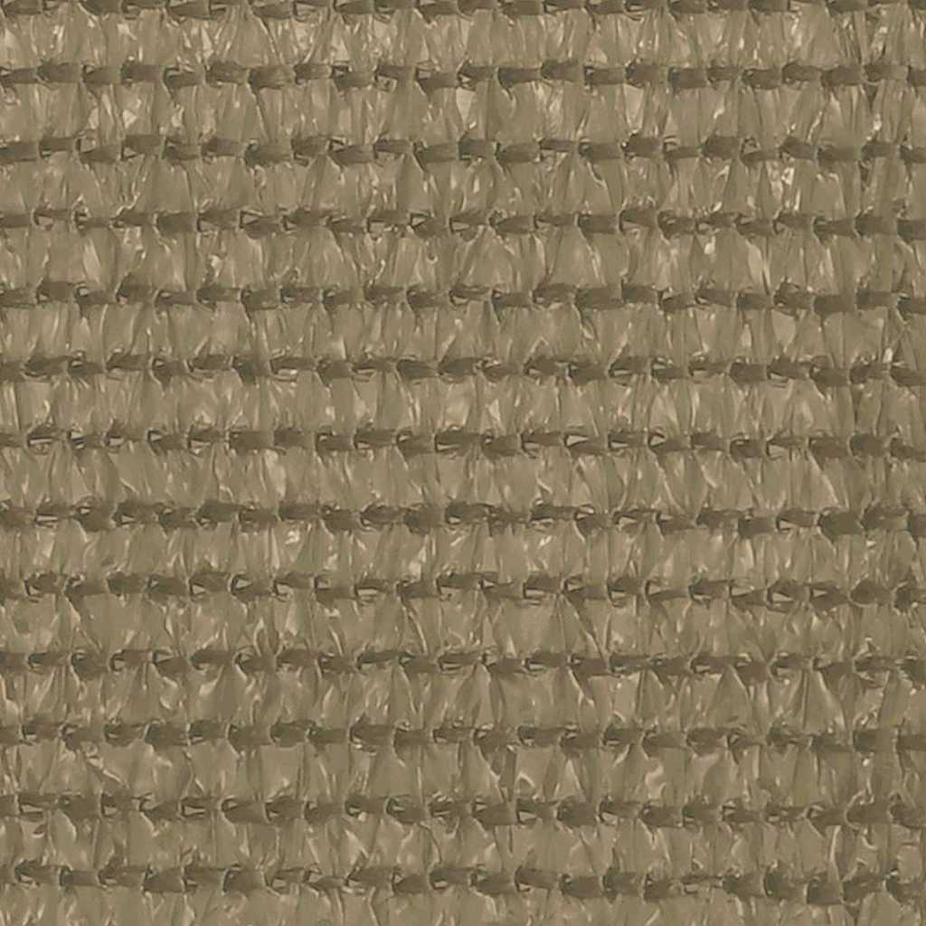 310958 vidaXL Balcony Screen Taupe 75x500 cm HDPE