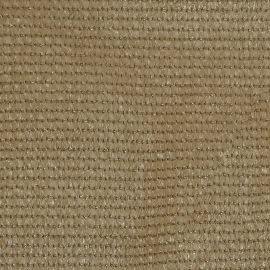 vidaXL Balcony Screen Taupe 75x600 cm HDPE