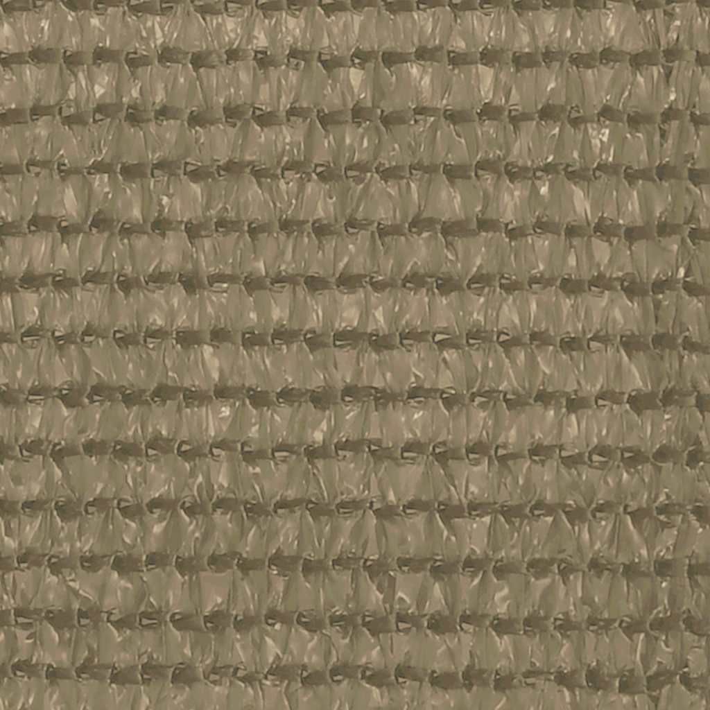 310960 vidaXL Balcony Screen Taupe 90x300 cm HDPE
