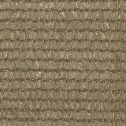 vidaXL Balcony Screen Taupe 120x500 cm HDPE