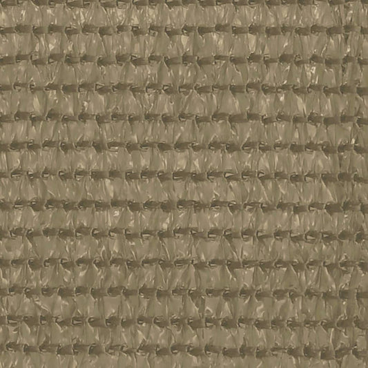 vidaXL Balcony Screen Taupe 120x500 cm HDPE
