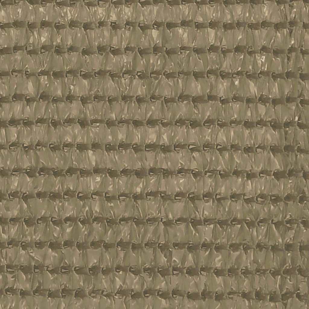 310967 vidaXL Balcony Screen Taupe 120x600 cm HDPE