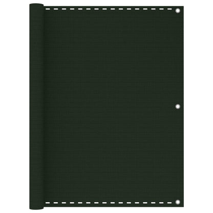 310979 vidaXL Balcony Screen Dark Green 120x600 cm HDPE